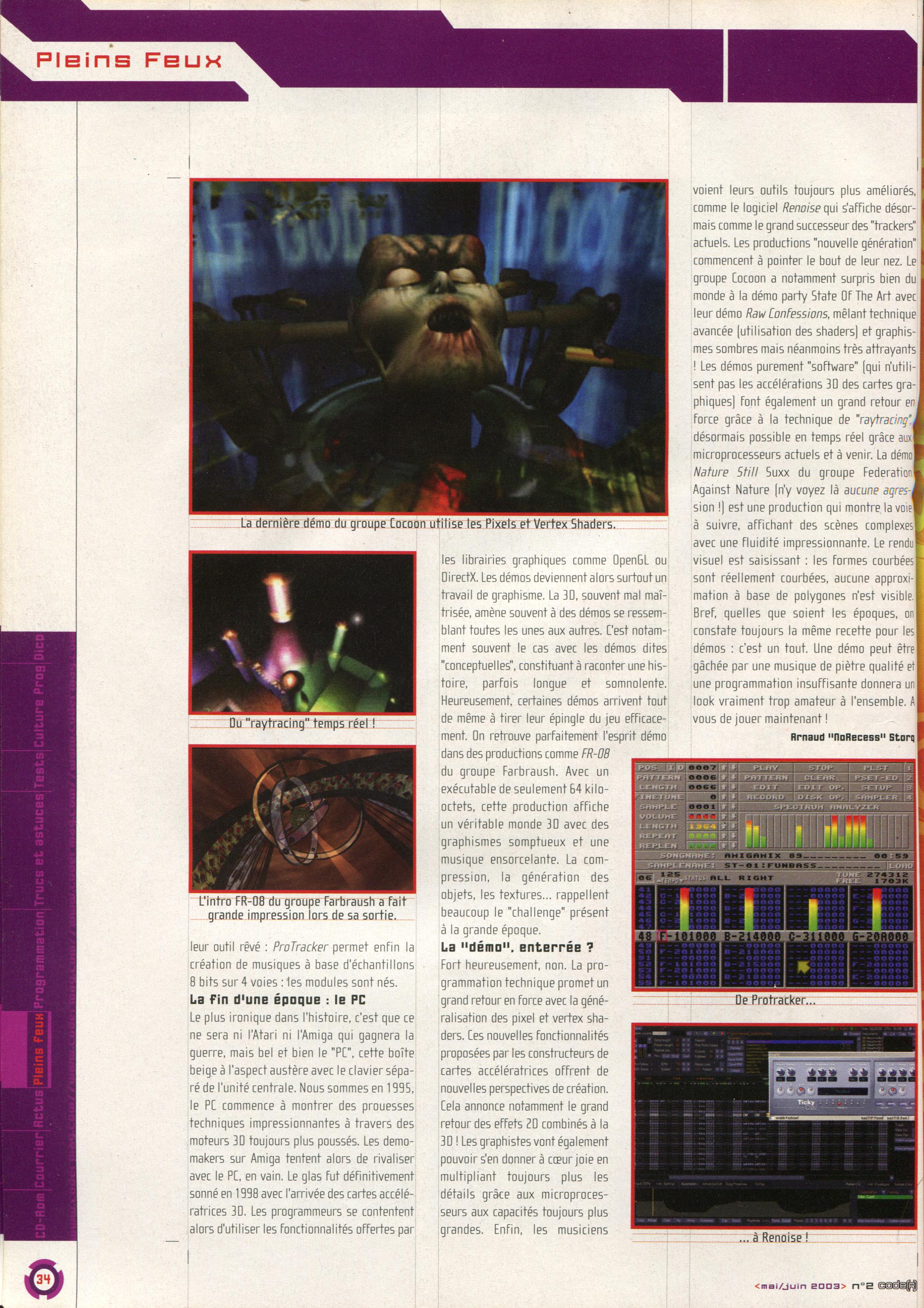 Page 3 of the article as it was printed in Code(R)