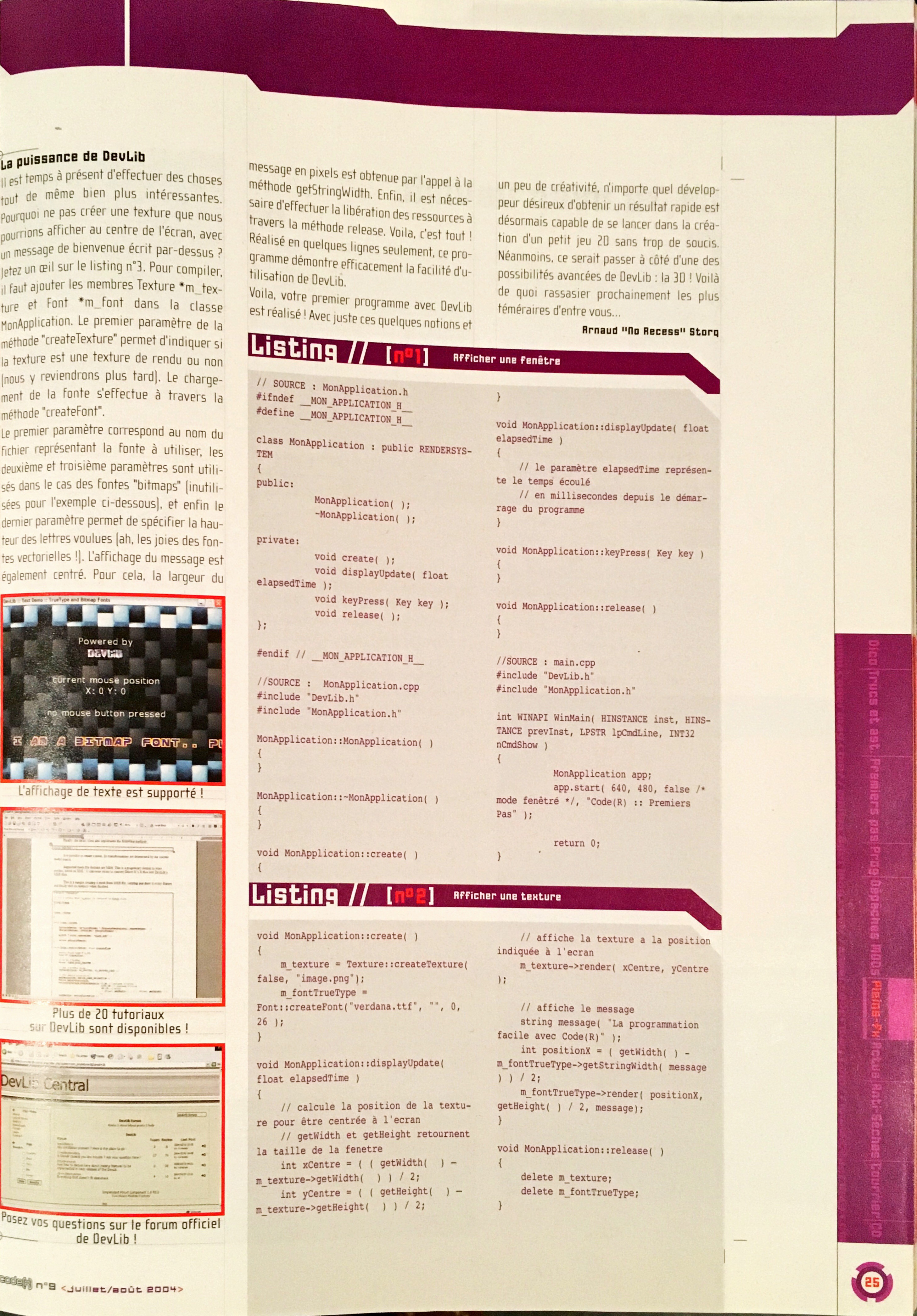 Page 5 of the article as it was printed in Code(R)