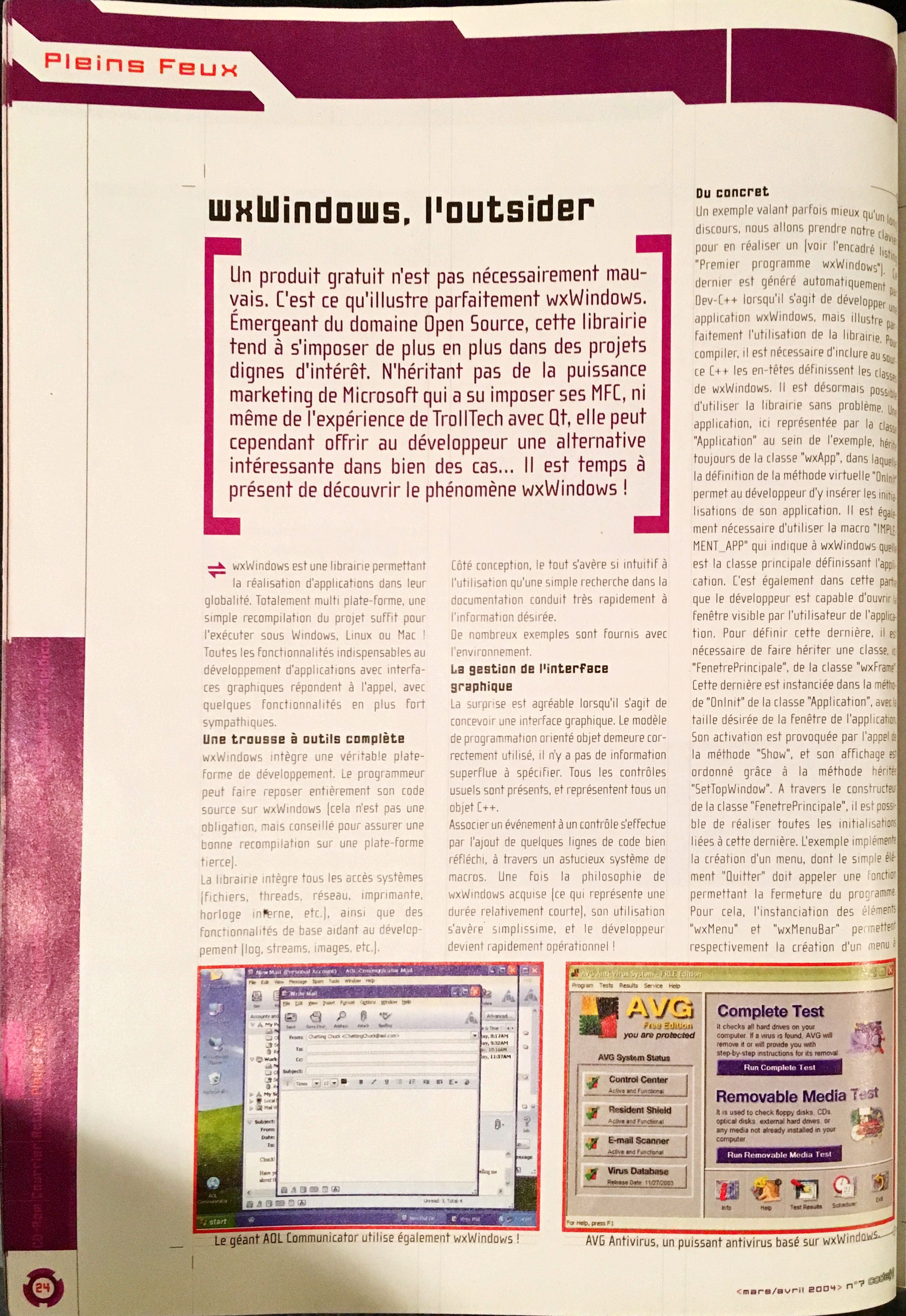 Page 8 of the article as it was printed in Code(R)