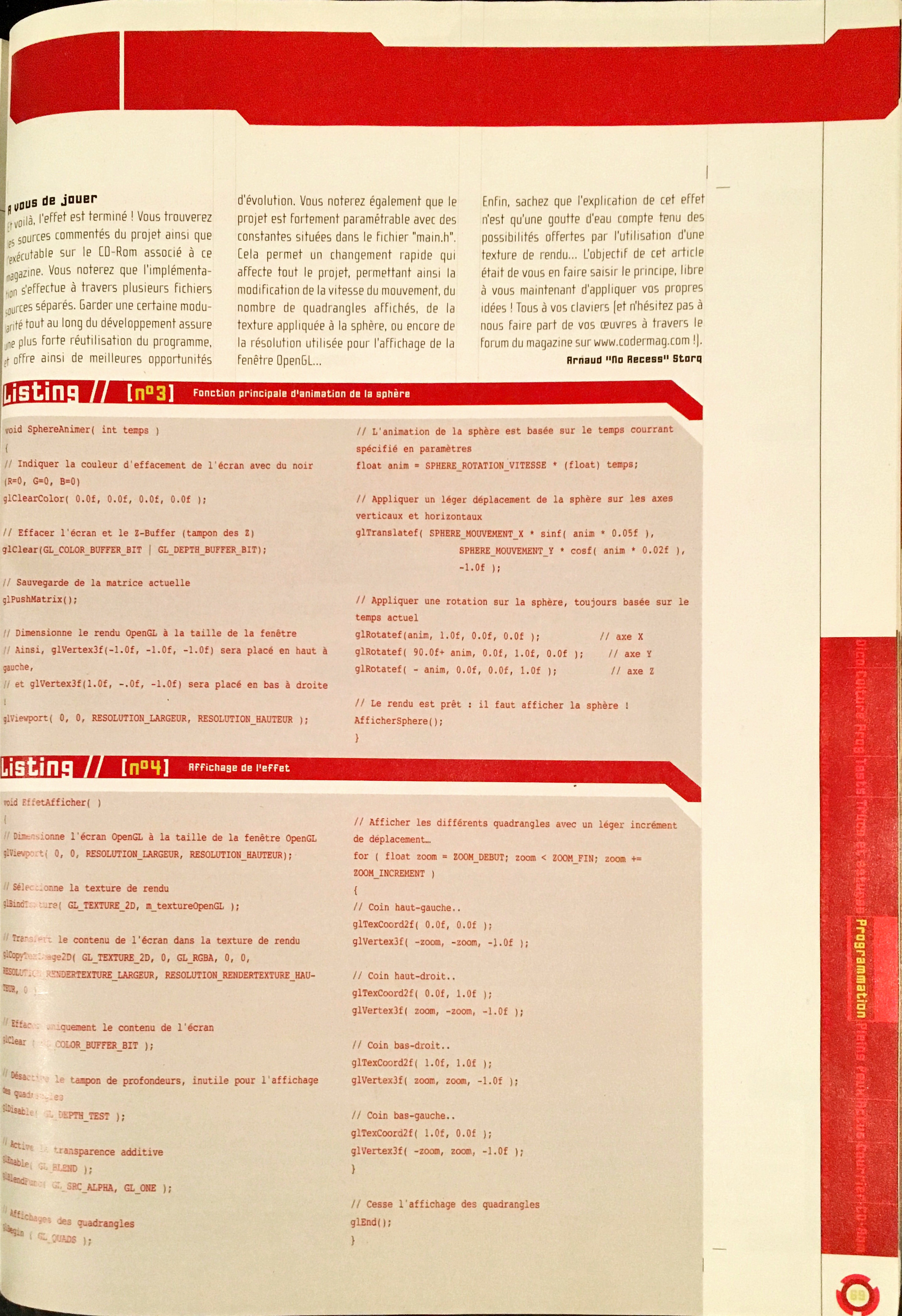 Page 6 of the article as it was printed in Code(R)