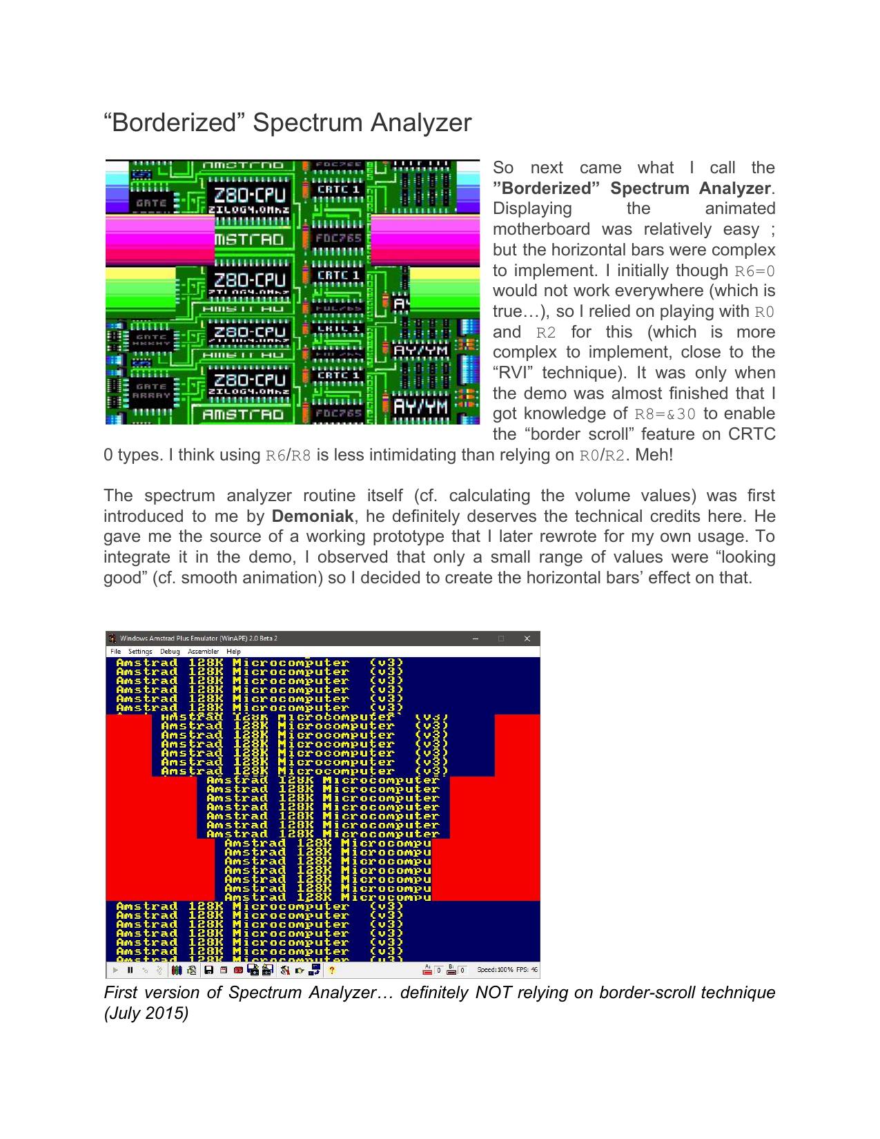 Page 11 of the phX making-of, as published
