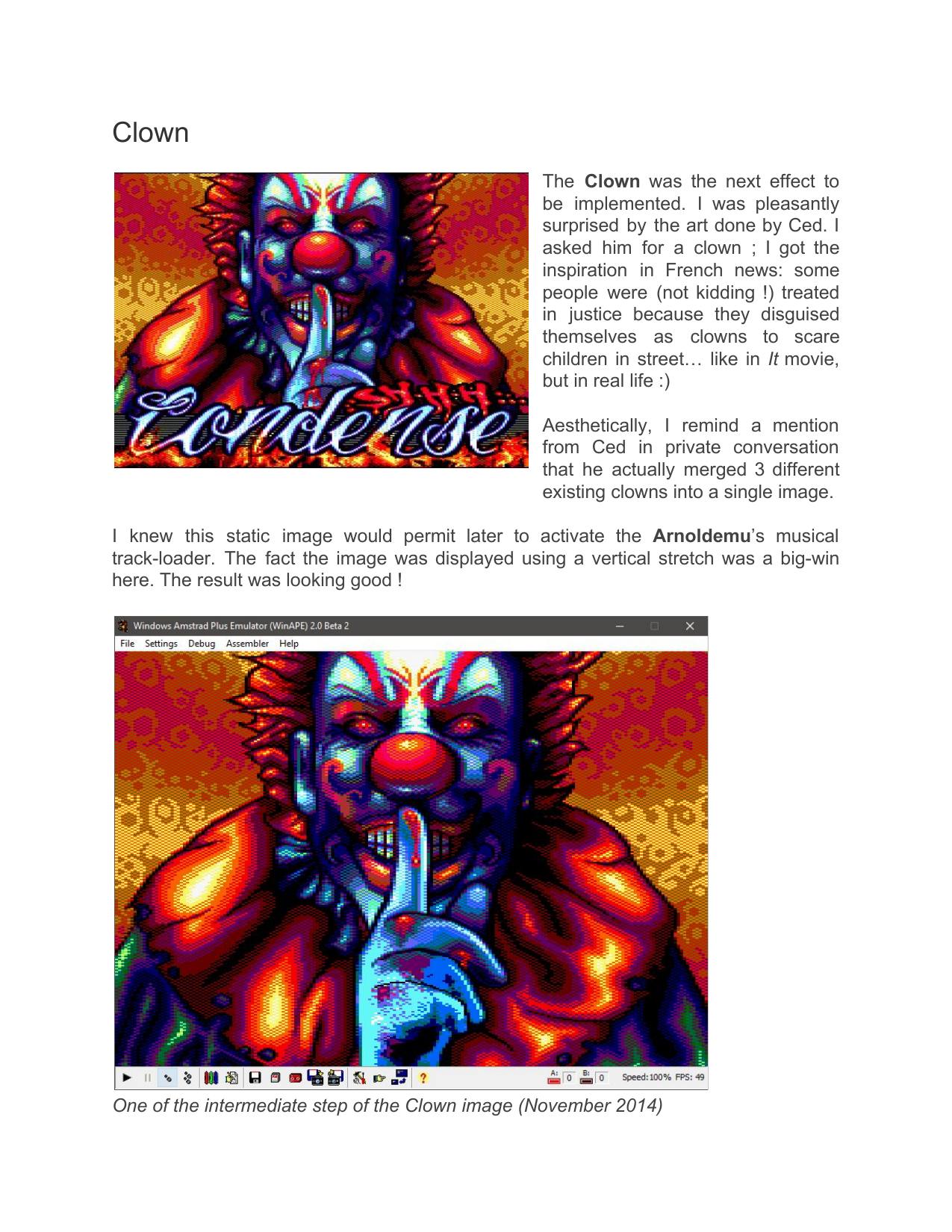 Page 12 of the phX making-of, as published