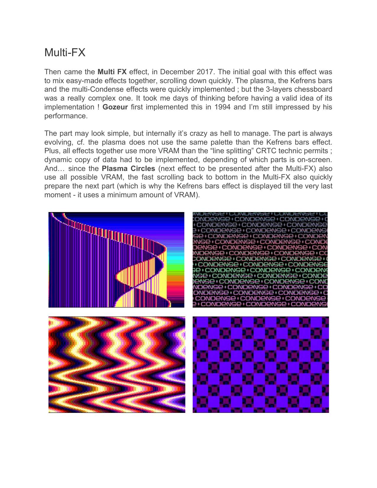 Page 26 of the phX making-of, as published