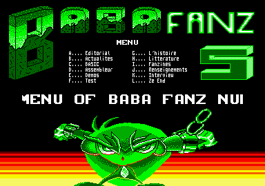 A screen from Baba Fanz 5
