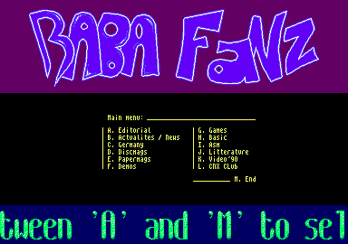 A screen from Baba Fanz 6