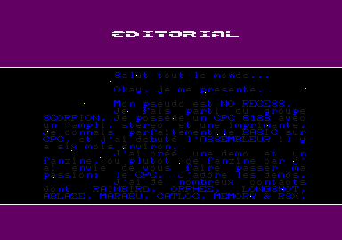A screen from Ghoul's Fanz
