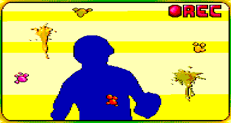 A dancer in blue on yellow bars