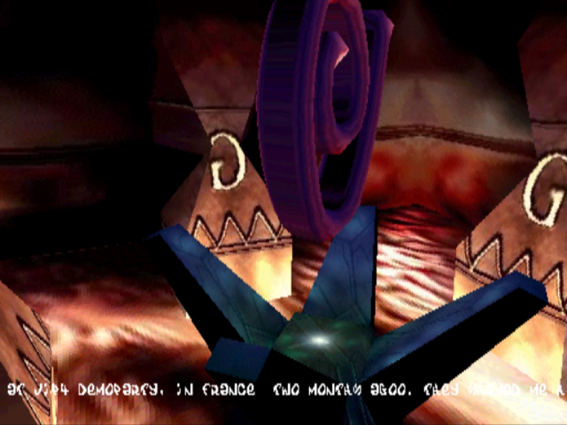 Another angle of the room while the scrolltext runs through the greetings