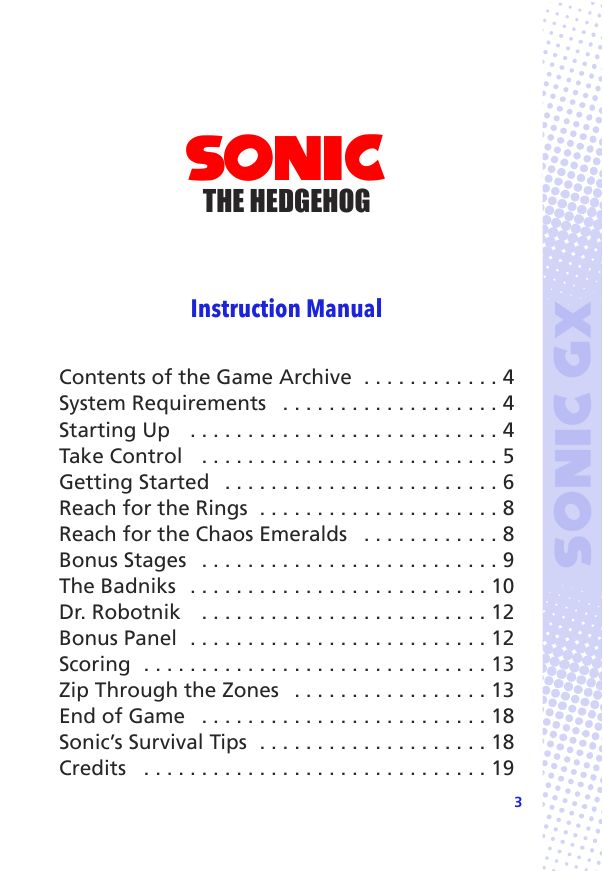 Page 3 of the instruction manual, as published