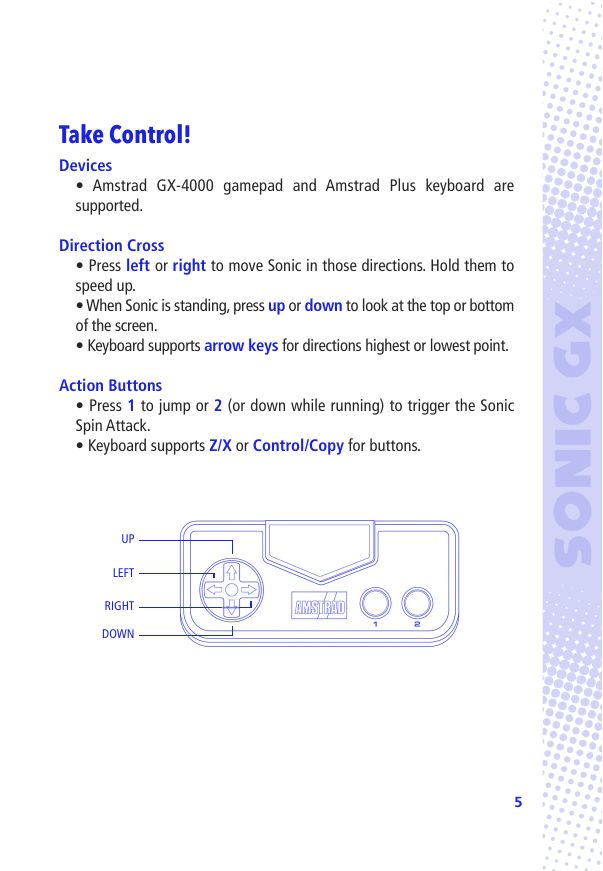 Page 5 of the instruction manual, as published