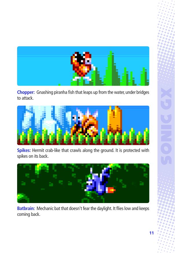 Page 11 of the instruction manual, as published