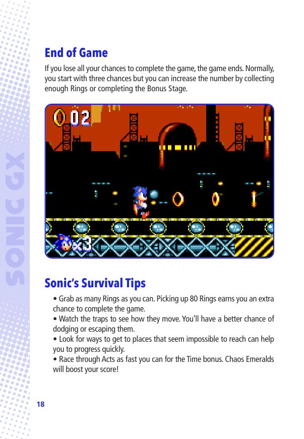 Page 18 of the instruction manual, as published