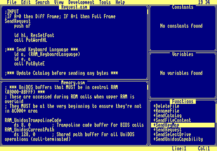 01 texteditor horizontalsplit codeinspector