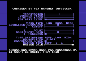 Cubase64 by Mahoney (C64)
